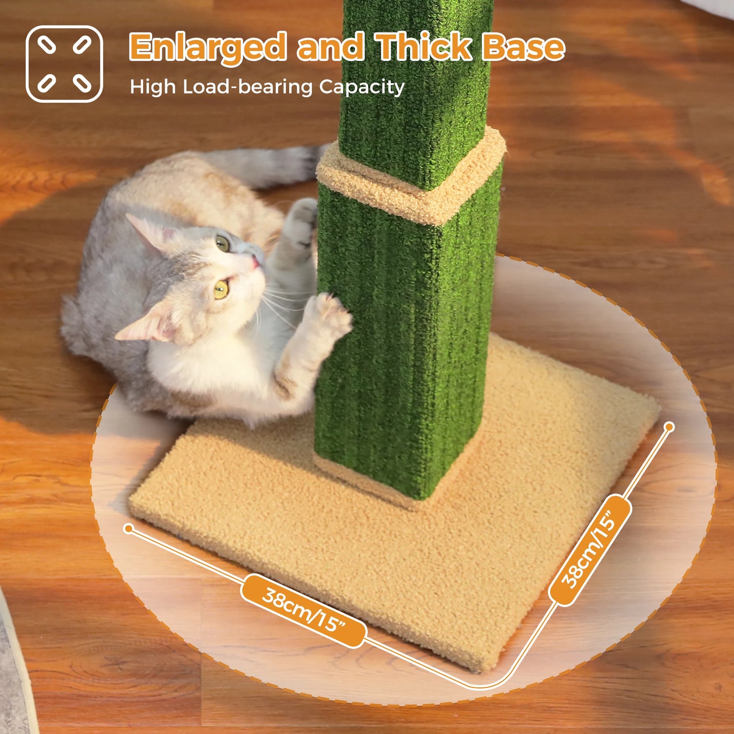 PAWZ Road Cat Scratching Post With Woven Sisal Ball