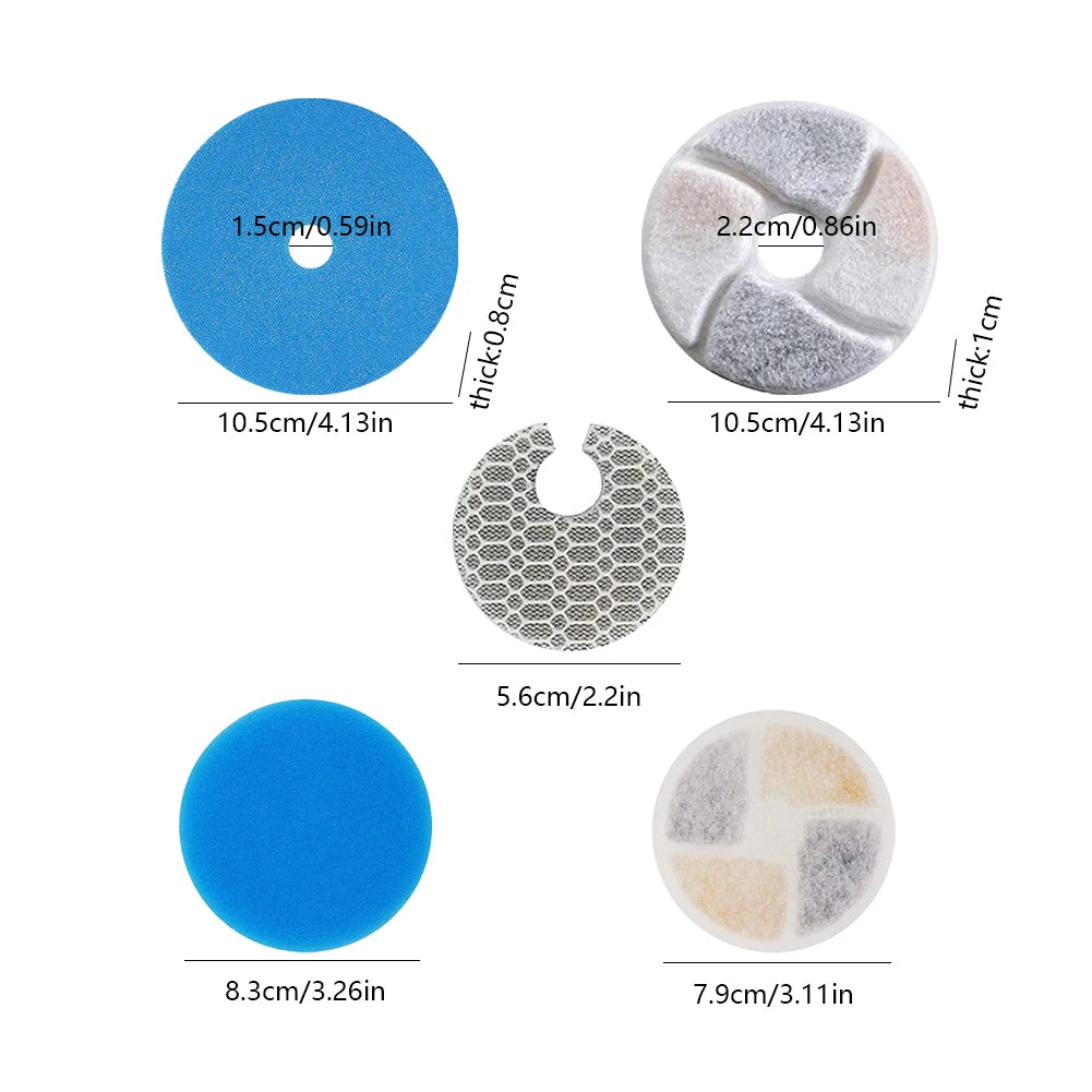 Shunmaii Cat Water Fountain Ion Resin Cotton Filter Replacement