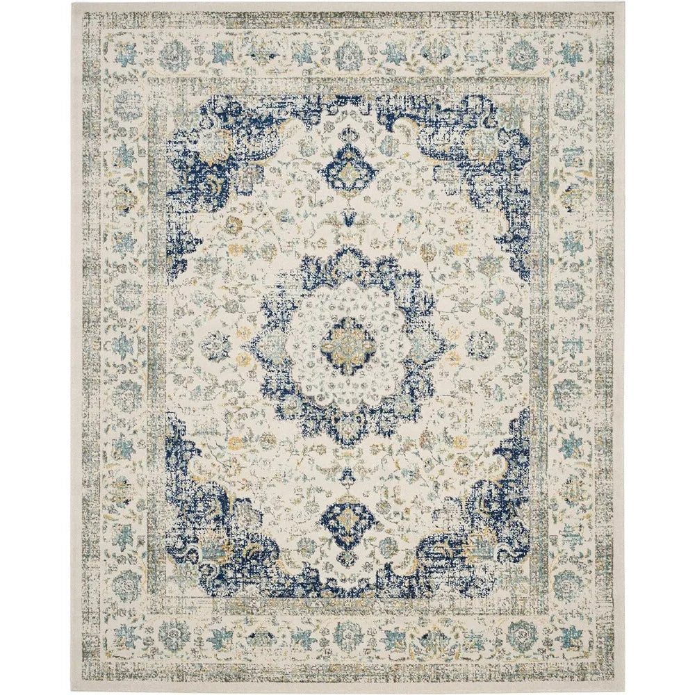 Evoke Collection Area Rug Shabby Chic Oriental Medallion