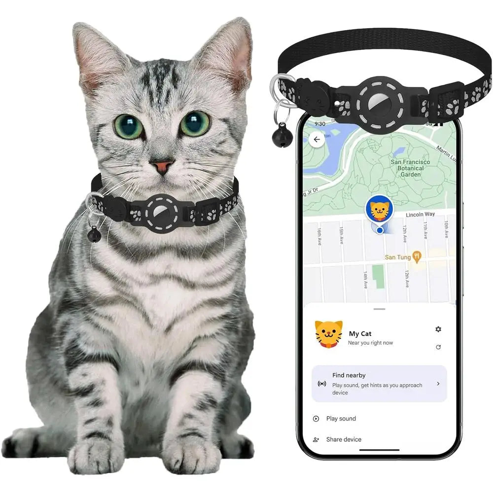 Android GPS Cat Tracker Collar With No Monthly Fee