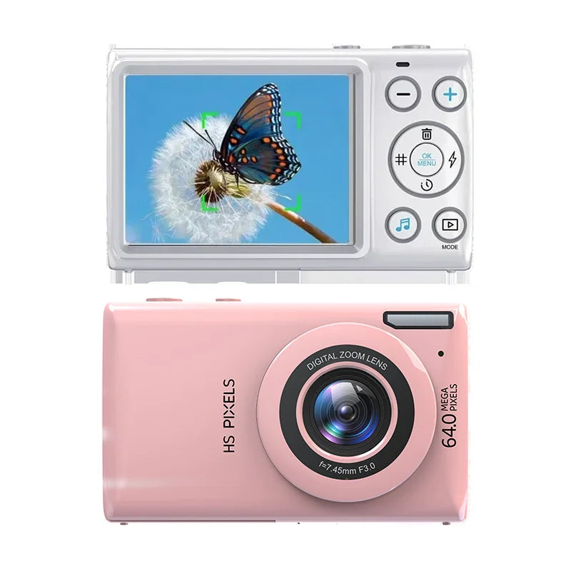 64MP 4K Digital Camera MP3 Player Camcorder for Students