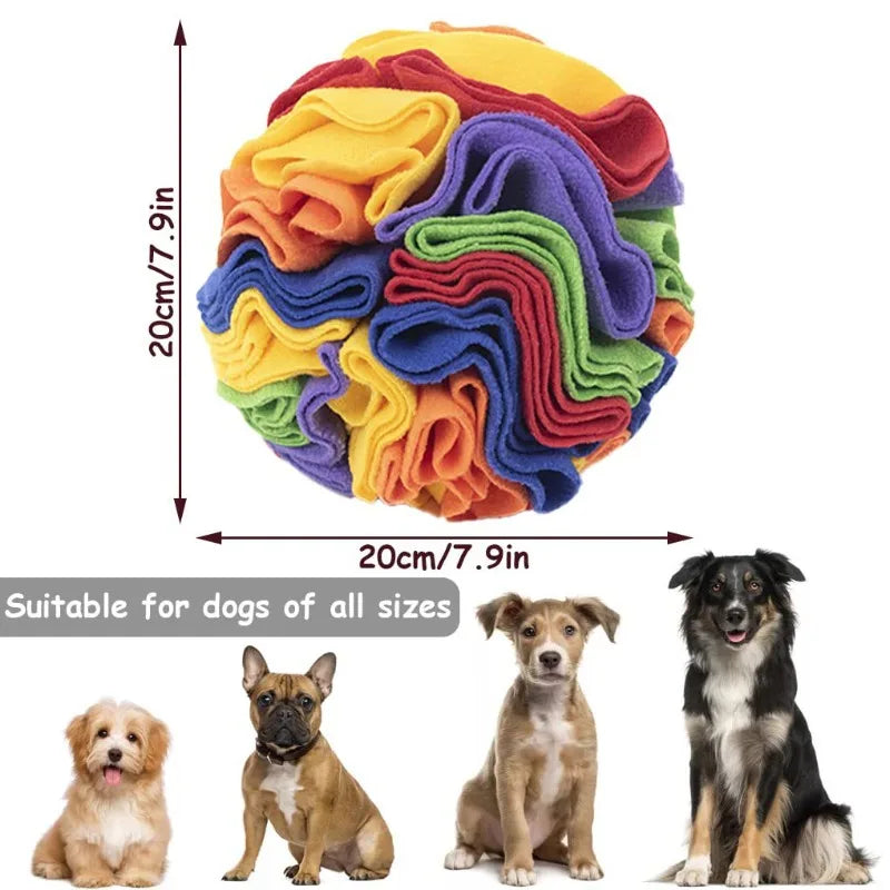 DKSTINYE Snuffle Ball Interactive Dog Toy For Small Dogs