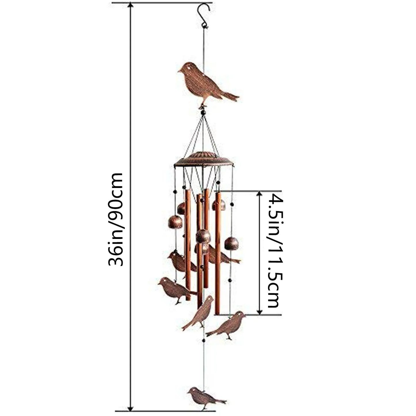 Wind Chime Large Bells for Garden and Outdoor Decor