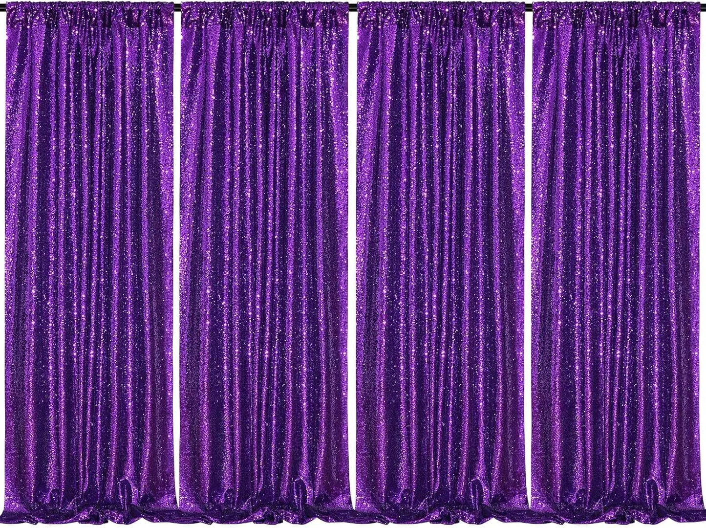 Sequin Backdrop Curtains Panels for Photography and Wedding Events