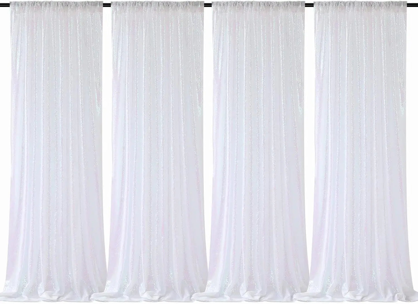 Sequin Backdrop Curtains Panels for Photography and Wedding Events