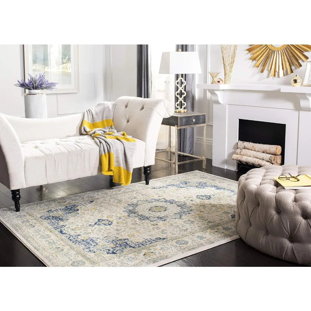 Evoke Collection Area Rug Shabby Chic Oriental Medallion