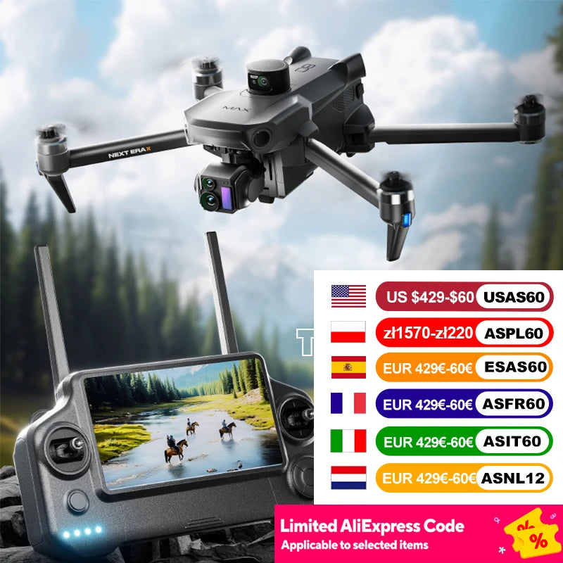 JJRCC P7 MAX GPS Drone With Screen Remote Control 8K