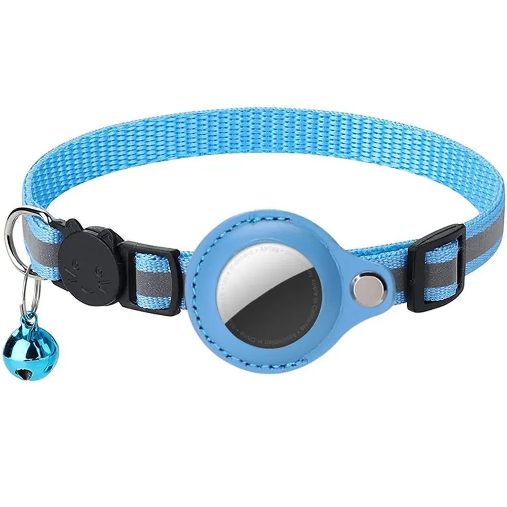 Shunmaii Reflective Cat Collar With AirTag Holder And Adjustable