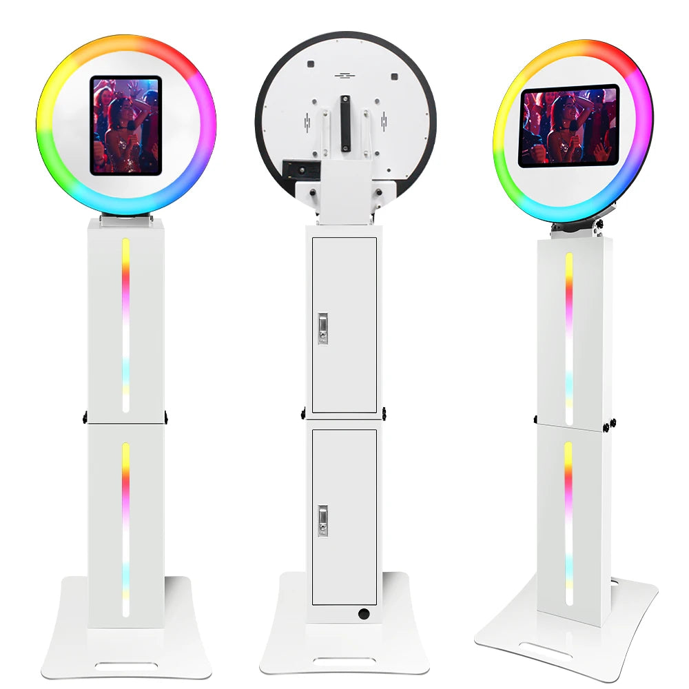 Portable LED Ring Light With iPad Stand For Photo Booth