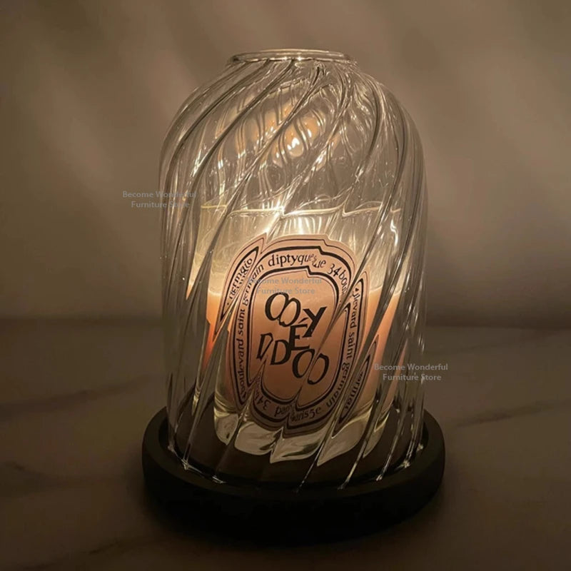 Modern Glass Tea Light Candle Holders For Home Decor