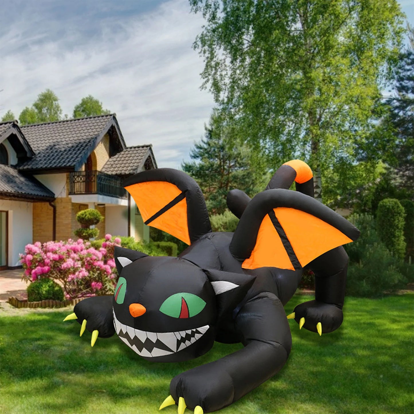 Halloween Inflatable Outdoor Decor With Built-In LED Light