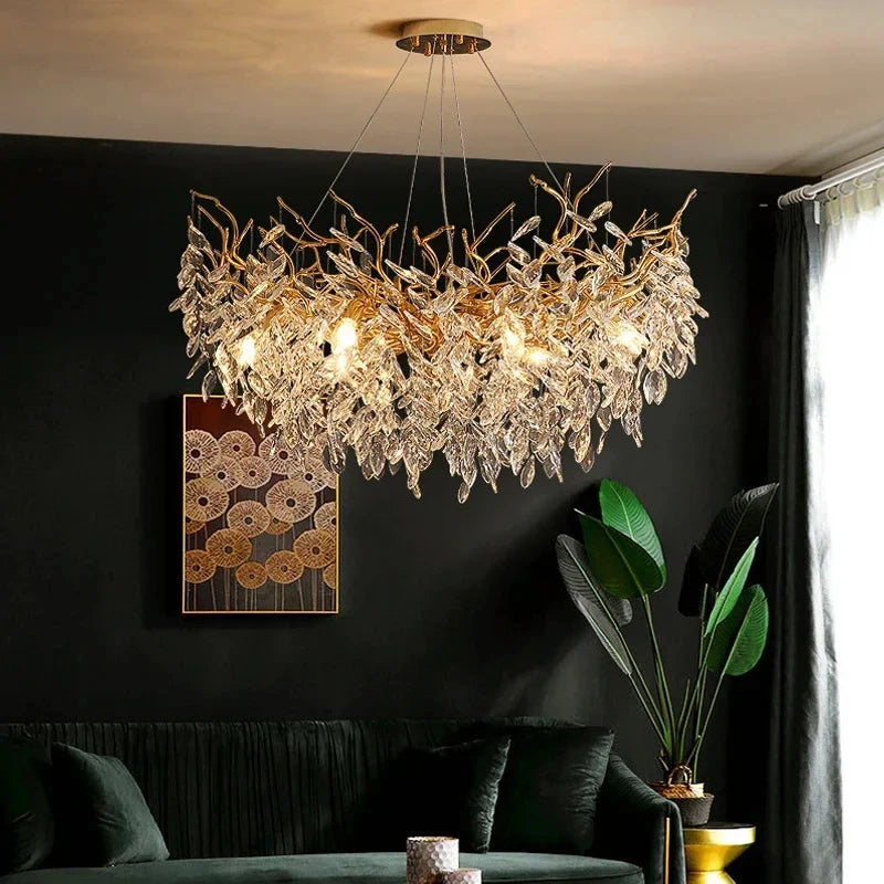 Normichy Luxury Crystal LED Chandeliers For Living And Dining
