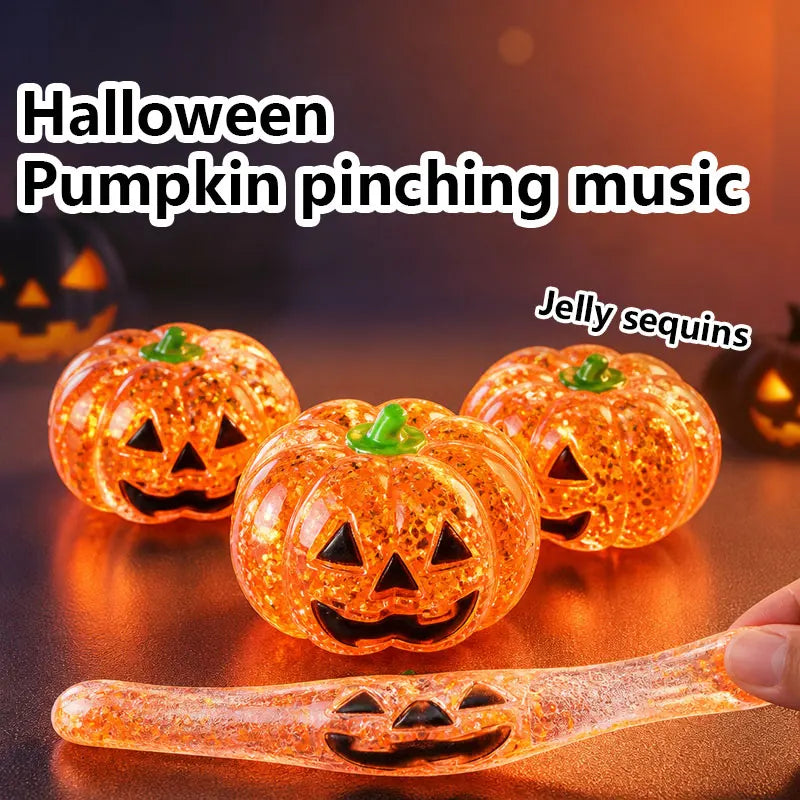 Halloween Pumpkin Squishy Toy Slow Rebound Stress Relief Ball