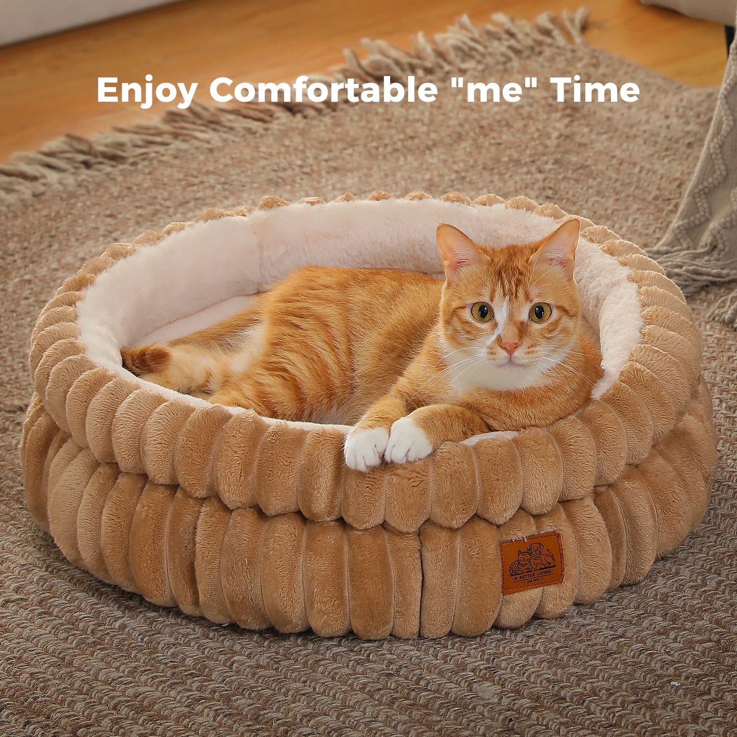 PAWZ Road RoundShaped Dog Bed For Medium Dogs And Cats