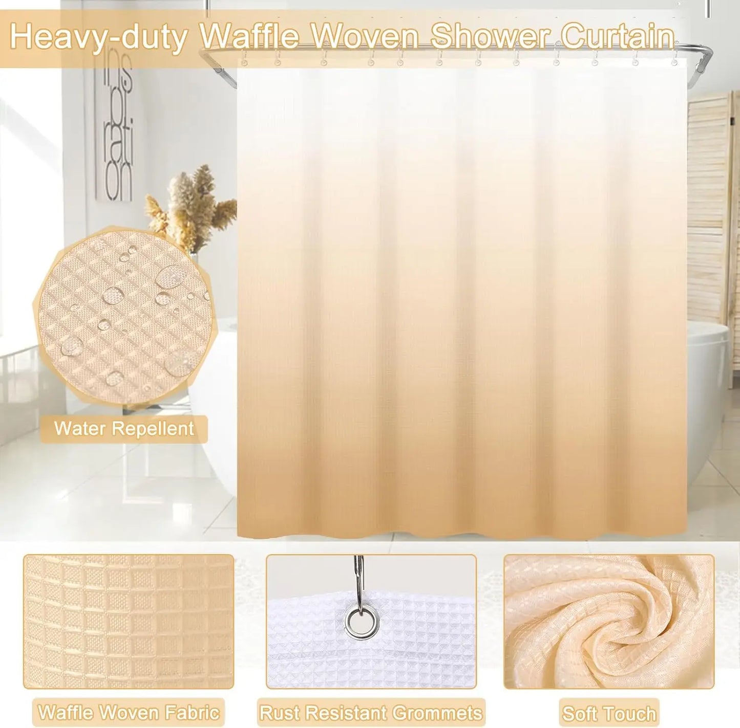 32-Piece Bathroom Accessory Set With Shower Curtain