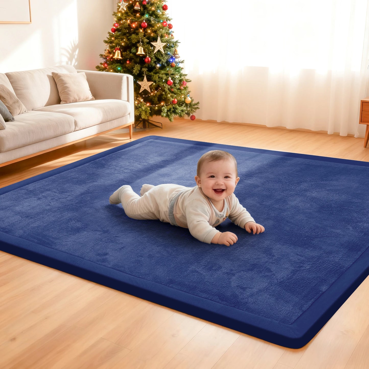 Huloo Sleep Non Slip Baby Play Rug Memory Foam Mat