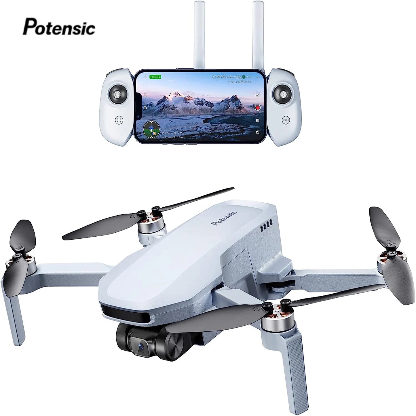 Potensic GPS Auto Return Drone With 4K Camera And Gimbal
