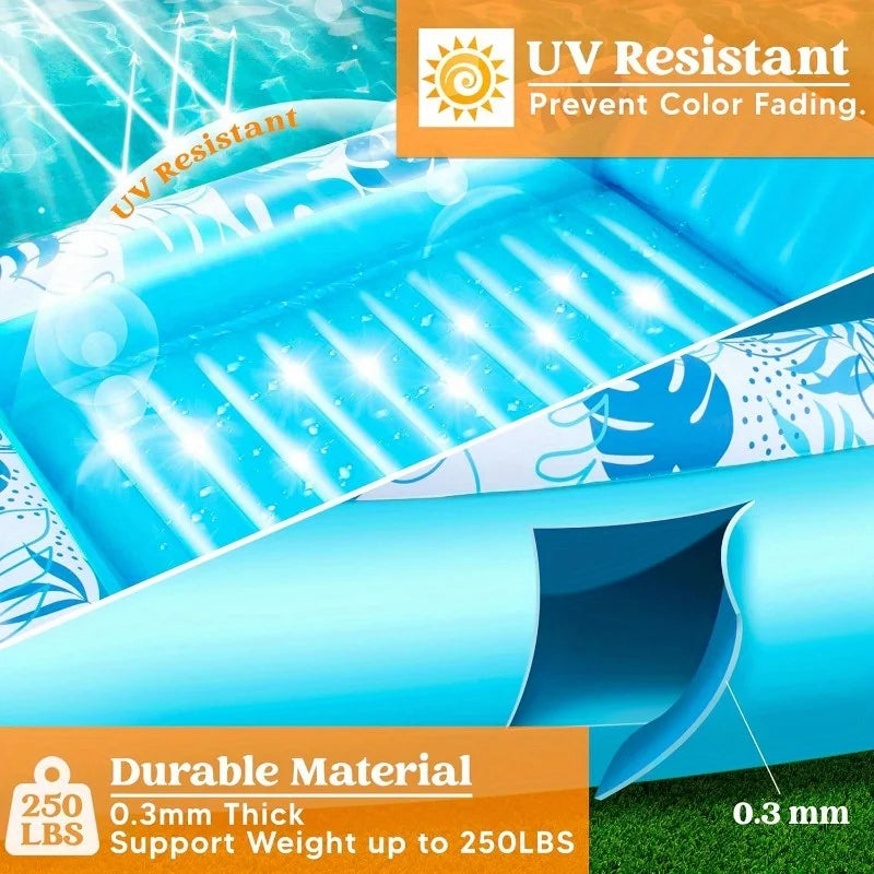 Joyfy 4-In-1 Inflatable Pool Lounger Float For Summer Fun