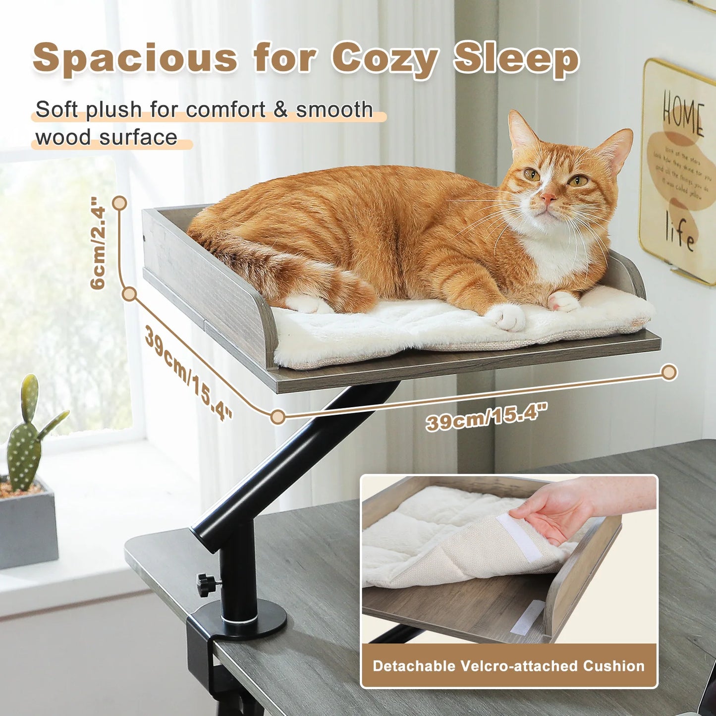 PAWZ Road Cat Desk Bed 360 Rotating Stand