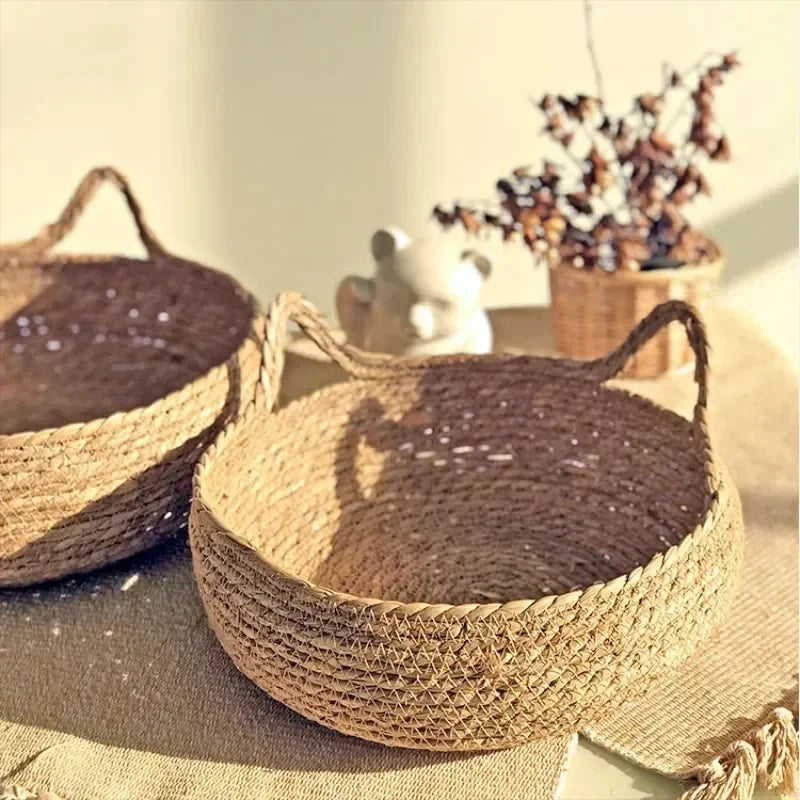 LEWENCN Handmade Vine Woven Cat Nest for All Seasons