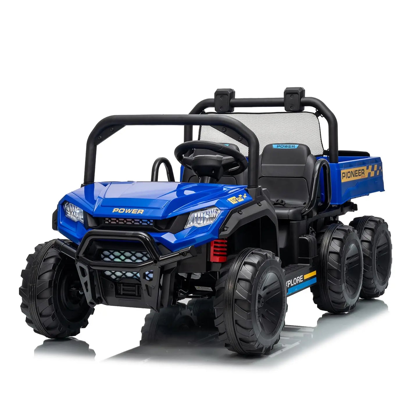 HiMISSE 24V 4WD Electric 2 Seater Ride On Dump Truck