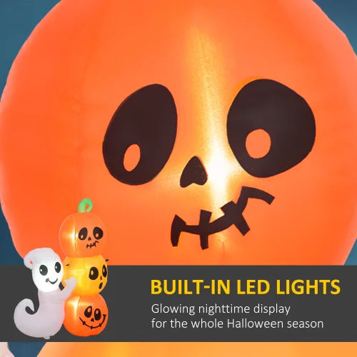 Inflatable Halloween Ghost And Pumpkin Outdoor LED Decoration