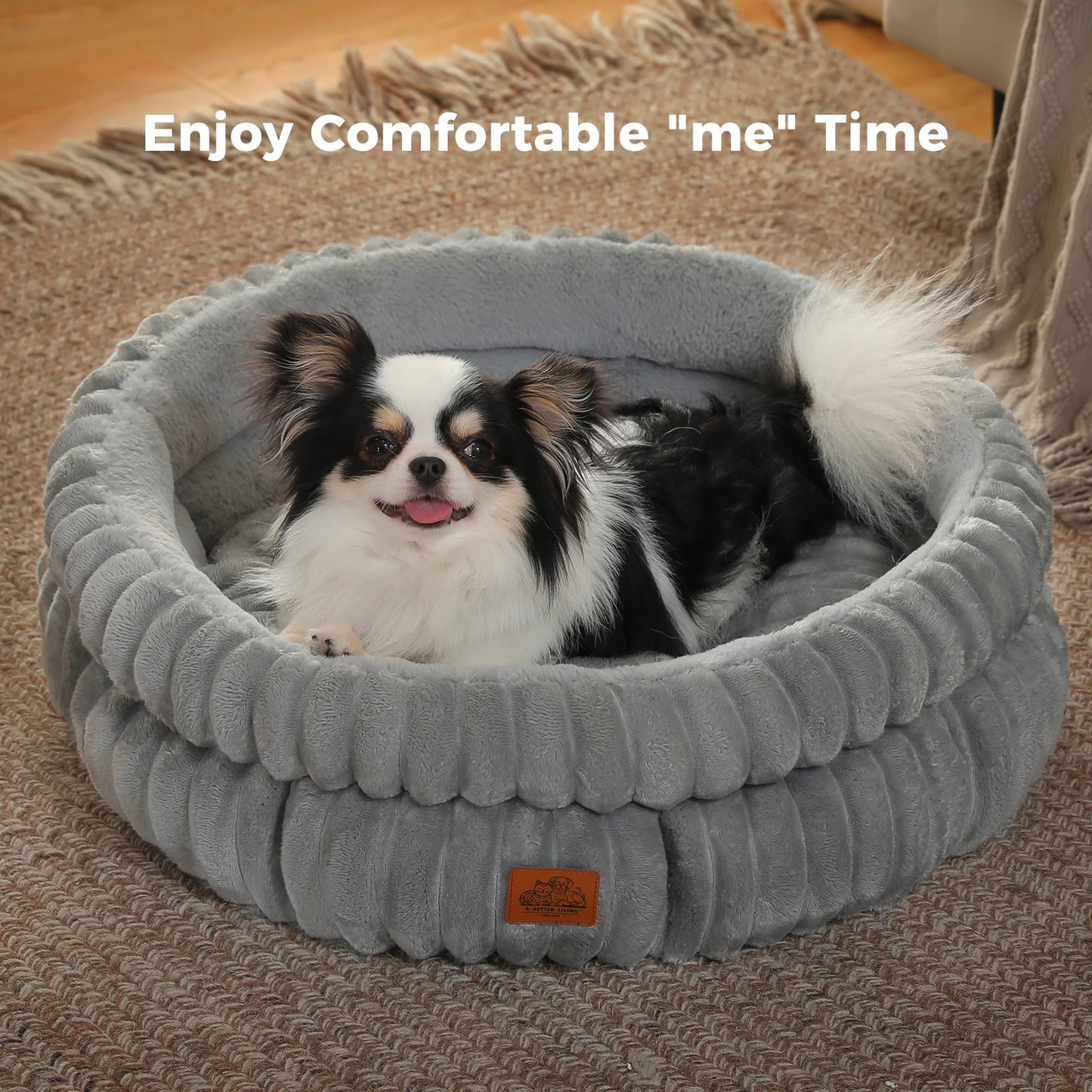 PAWZ Road RoundShaped Dog Bed For Medium Dogs And Cats
