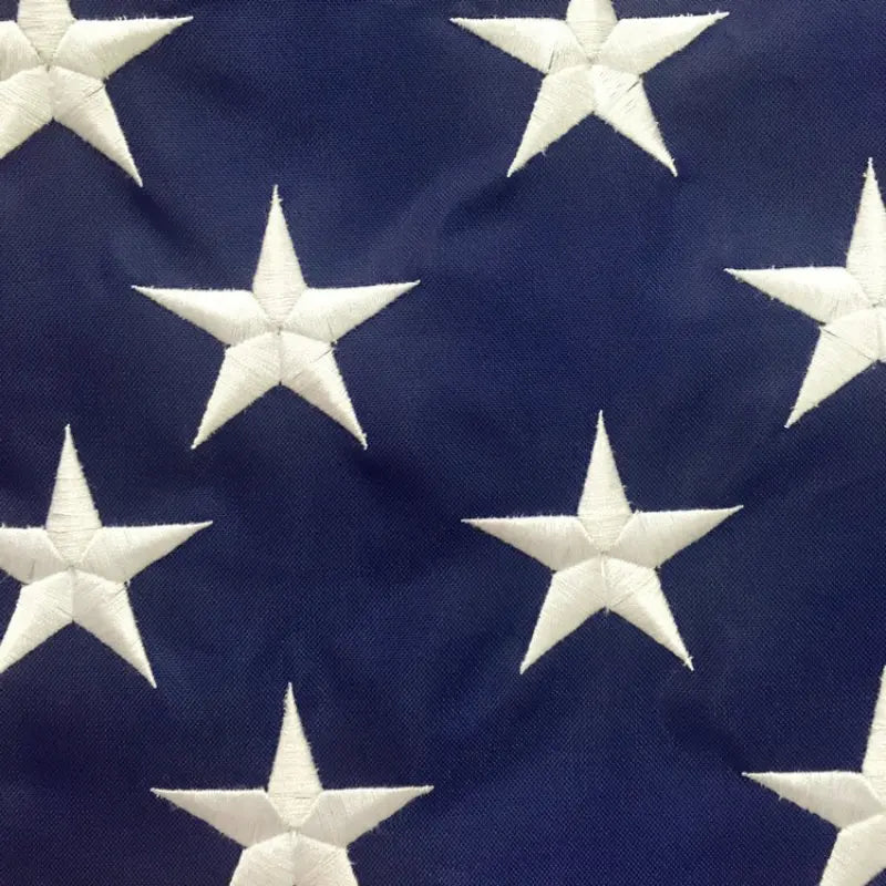 Embroidered American Flag Weatherproof Garden Flag