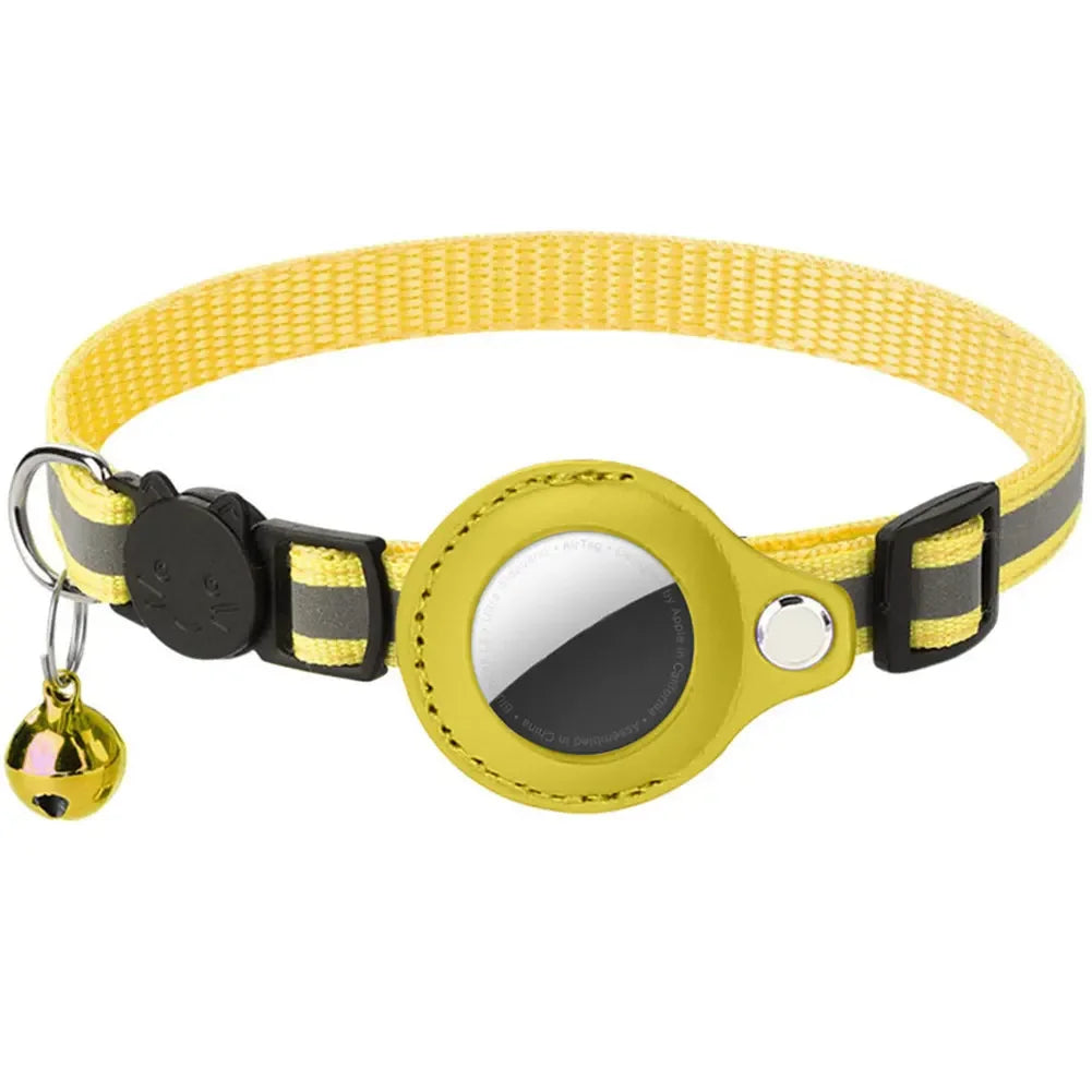 Shunmaii Reflective Cat Collar With AirTag Holder And Adjustable