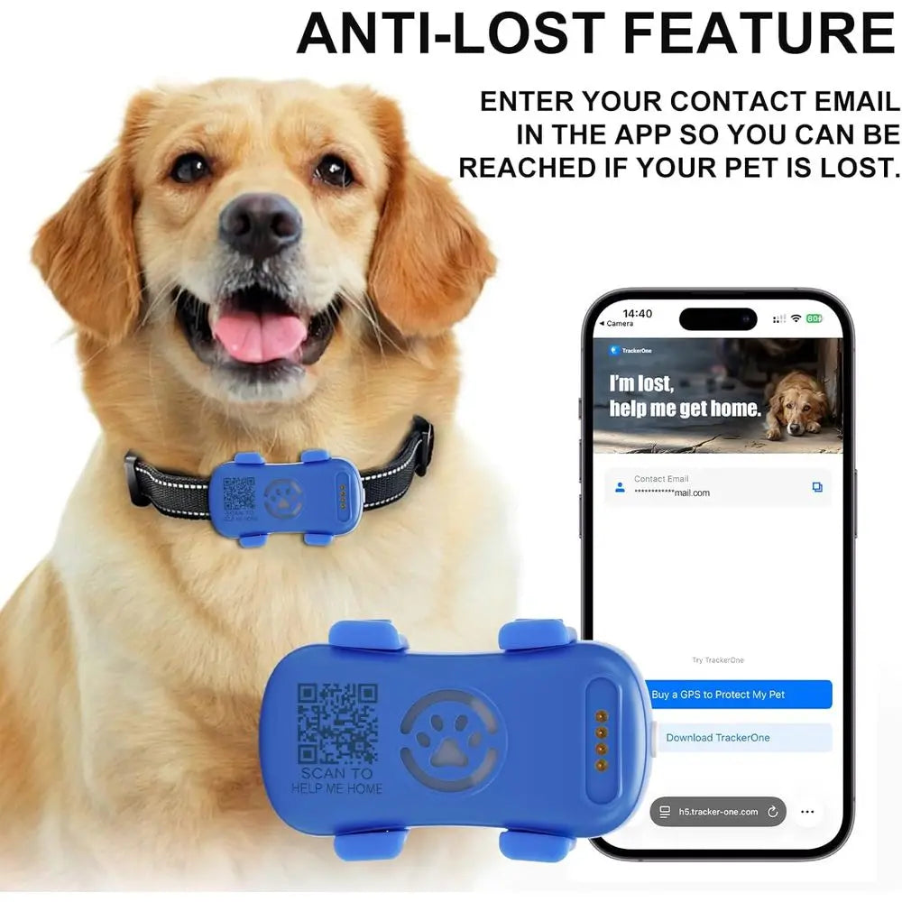 GPS Pet Tracker For Dogs And Cats With Proximity Alerts