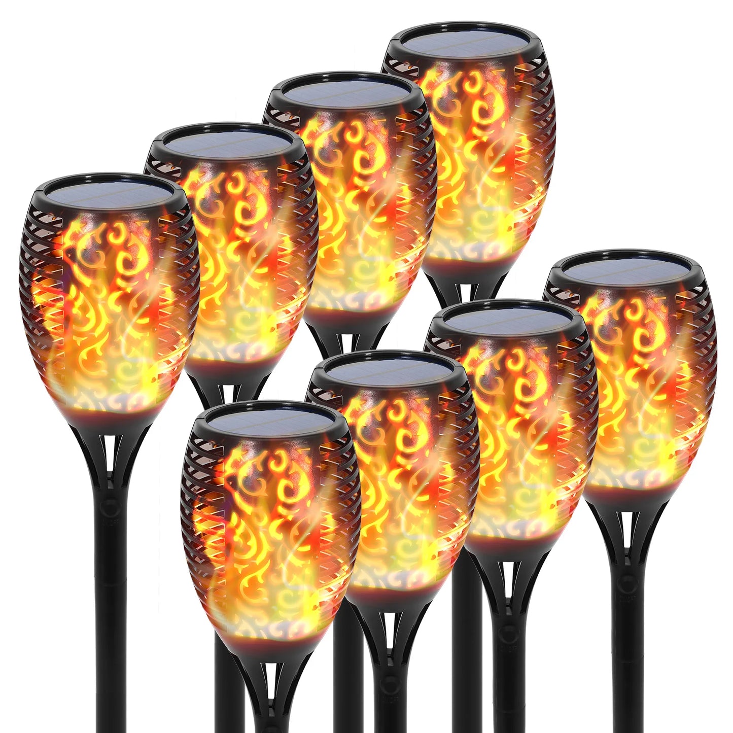Solar Torch Lights Outdoor 96 LED Waterproof Landscape Pathway