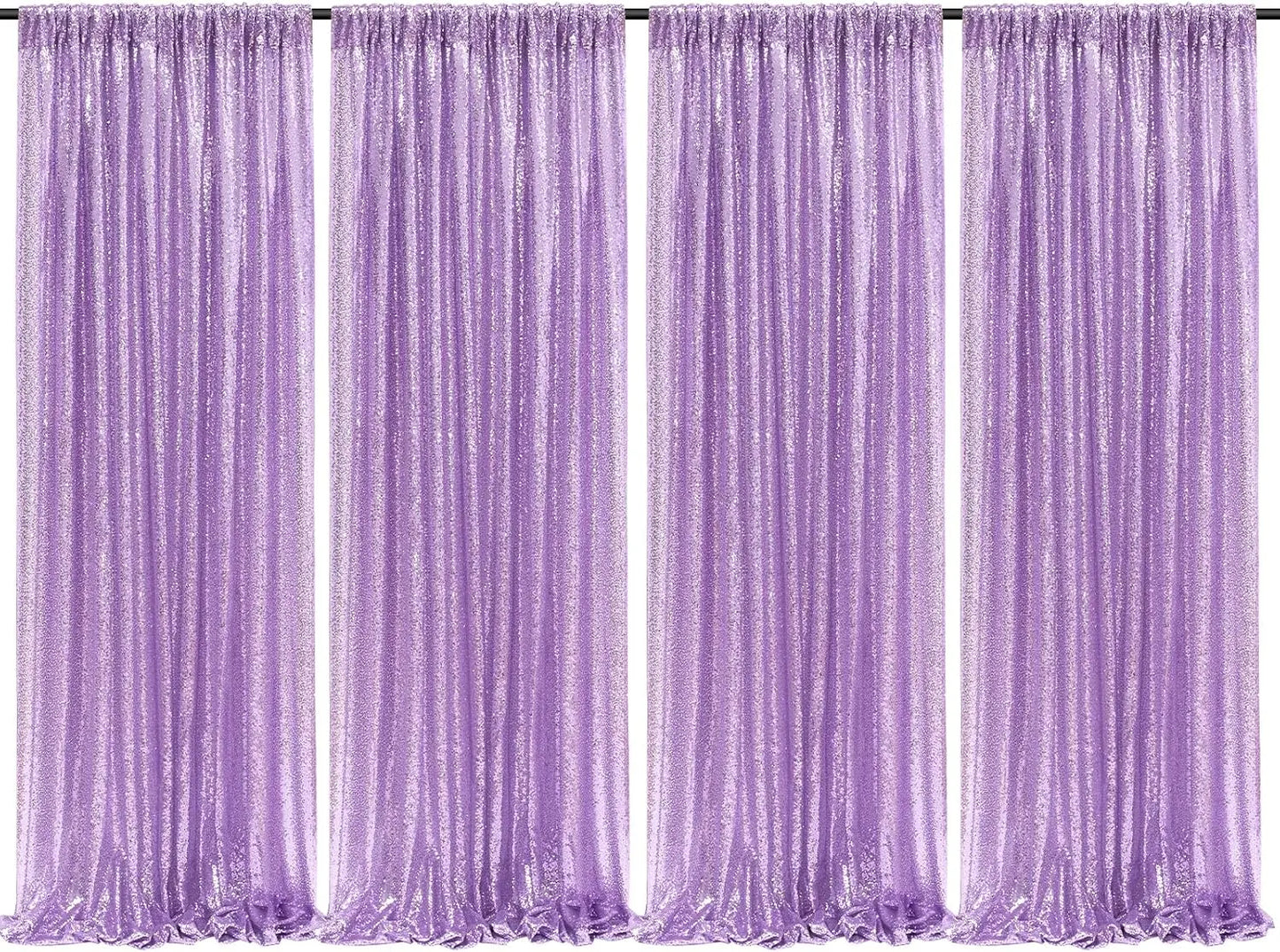 Sequin Backdrop Curtains Panels for Photography and Wedding Events