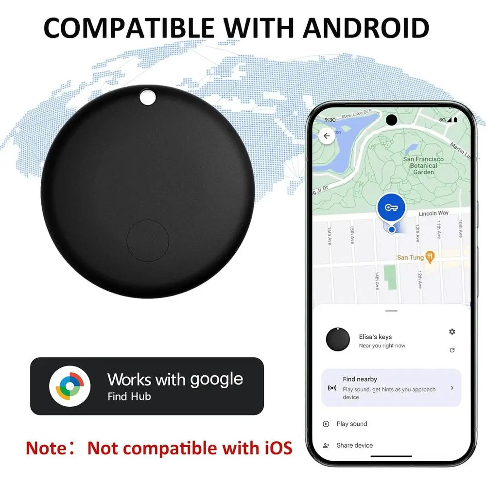 Android GPS Cat Tracker Collar With No Monthly Fee