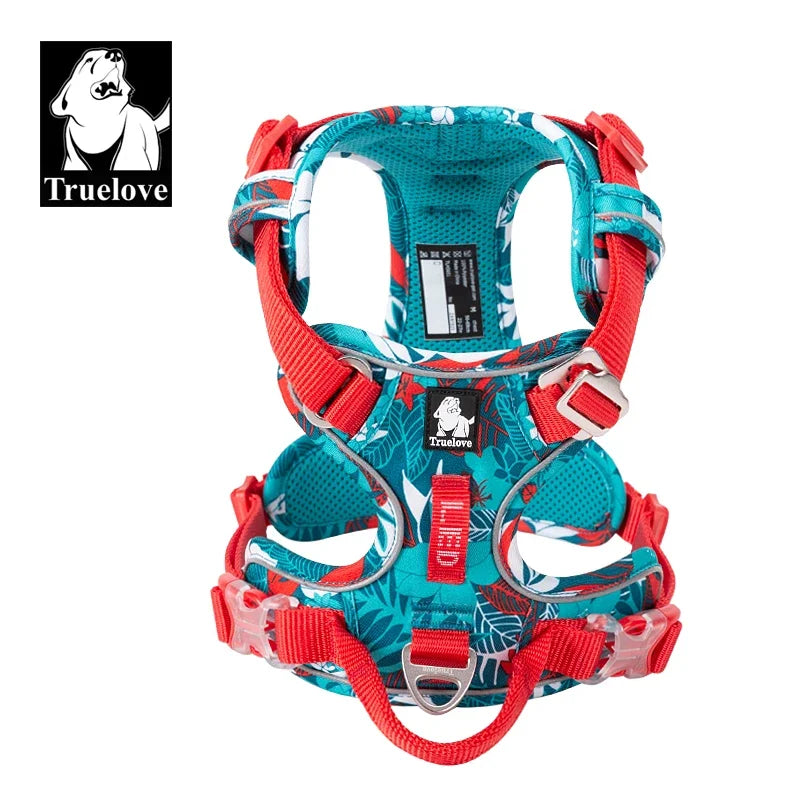 TRUELOVE Camouflage Reflective Nylon Dog Harness Special Edition Upgrade