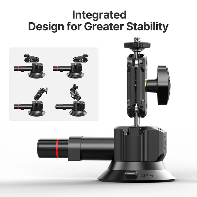 Ulanzi Hand Pump Vacuum Suction Mount Bracket For Action Cameras