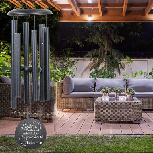 Memorial Wind Chimes For Loss Of Loved One Aluminum Construction