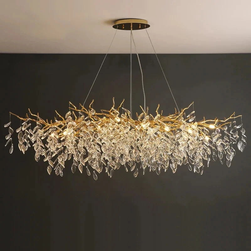 Normichy Luxury Crystal LED Chandeliers For Living And Dining