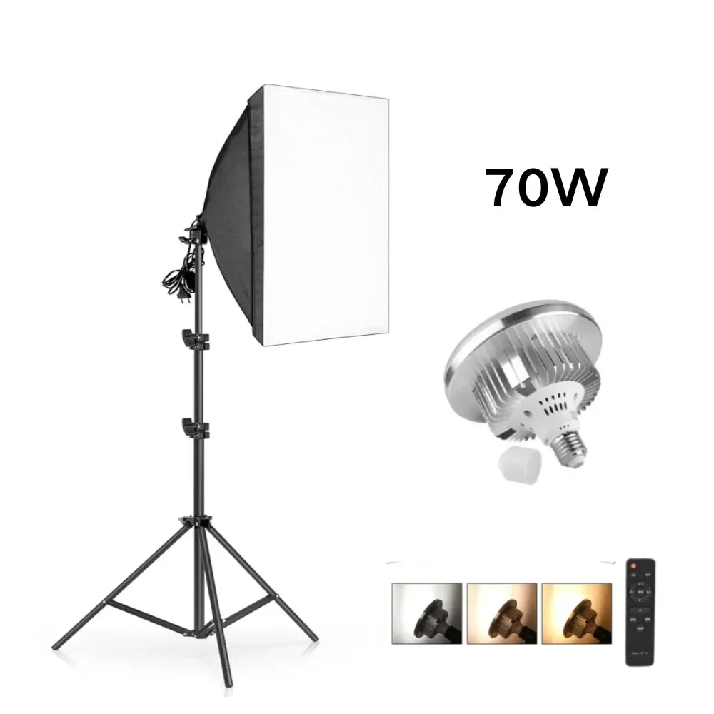 SH Professional Softbox Lighting Kit For Photography Studio
