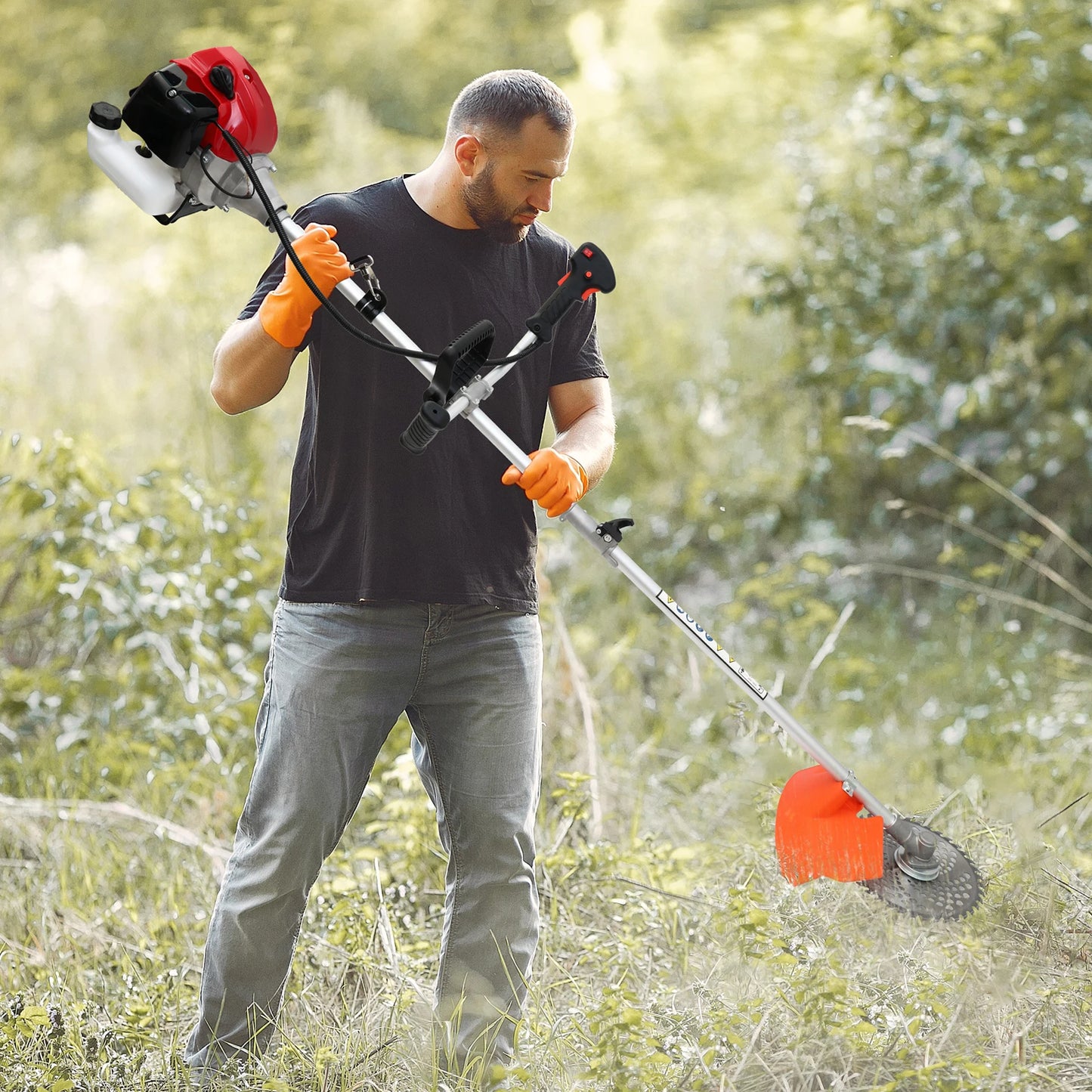 Weed Wacker 2-Stroke Gas Grass Trimmer 4-In-1 Tool