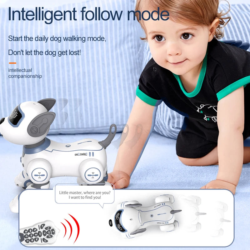 Kelaton RC Robot Dog With Voice Command And Programmable Touch