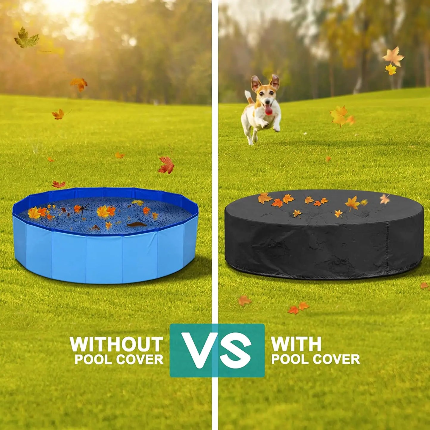 PETRAVEL Dog Pool Portable Bath Tub for Large Dogs