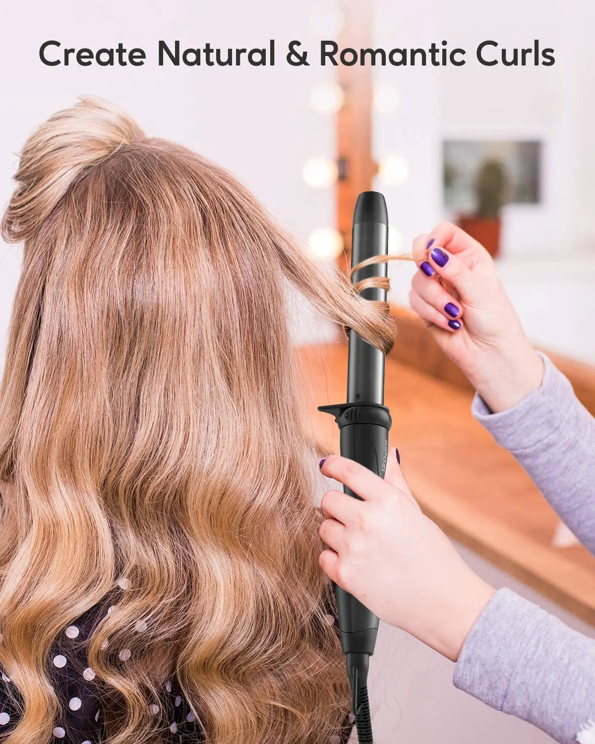 KIPOZI 5-in-1 Professional Curling Iron Hair Tools For Women