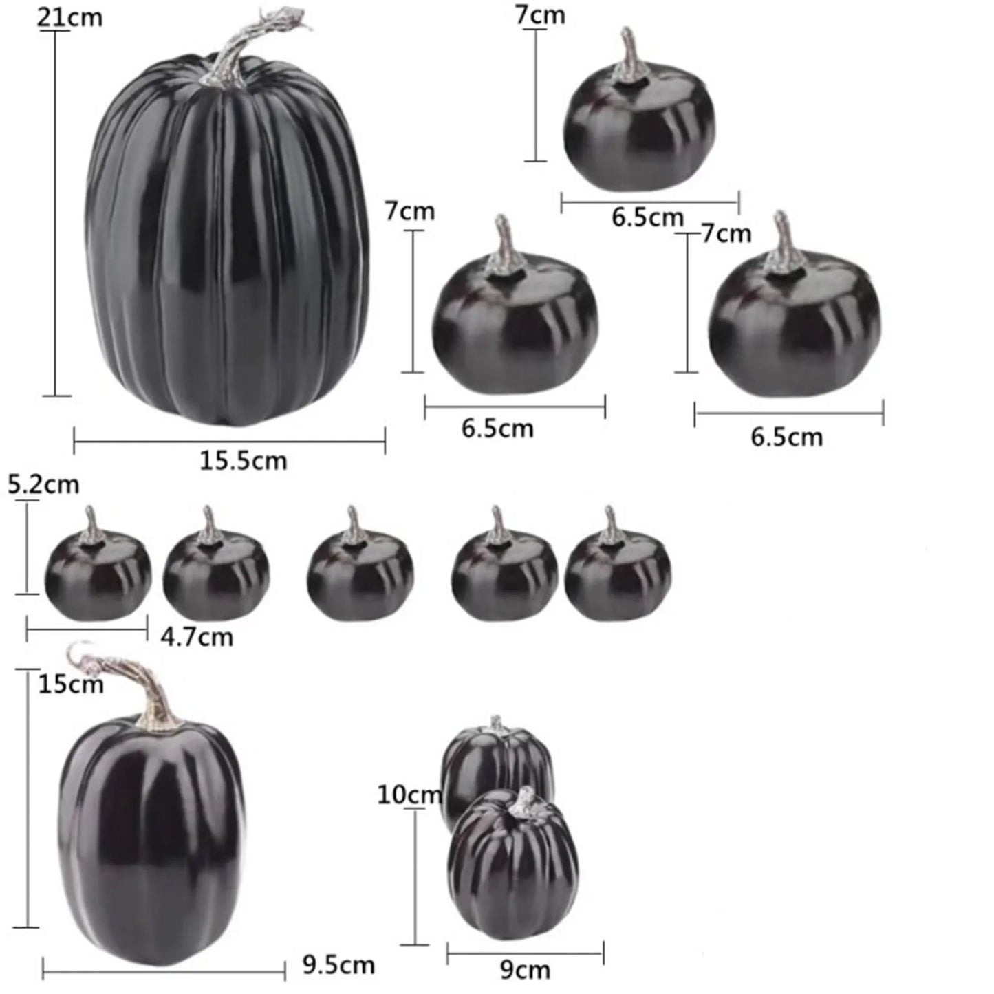 Artificial Foam Pumpkin Ornament, Lightweight And Reusable
