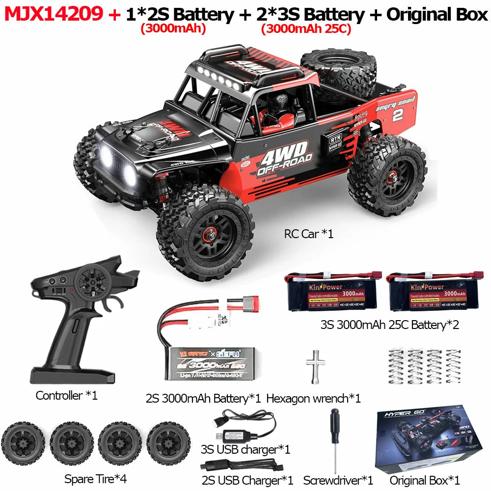 Jyscend MJX 14209 14210 V3.0 RC Car 4WD