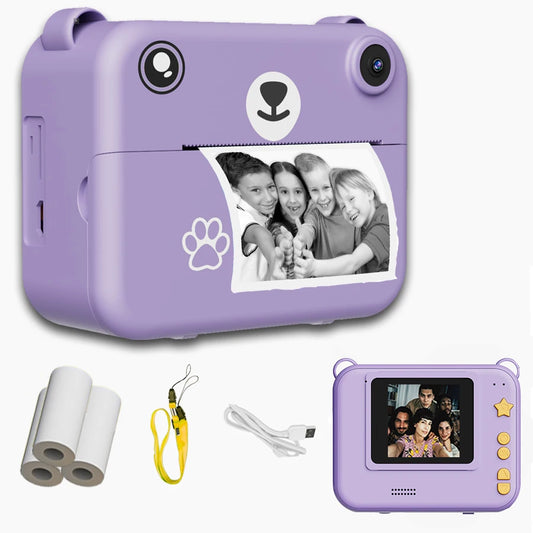 Multifunctional Children's Camera With Instant Print Portable