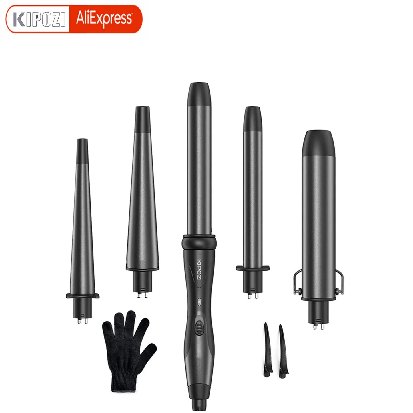 KIPOZI 5-in-1 Professional Curling Iron Hair Tools For Women