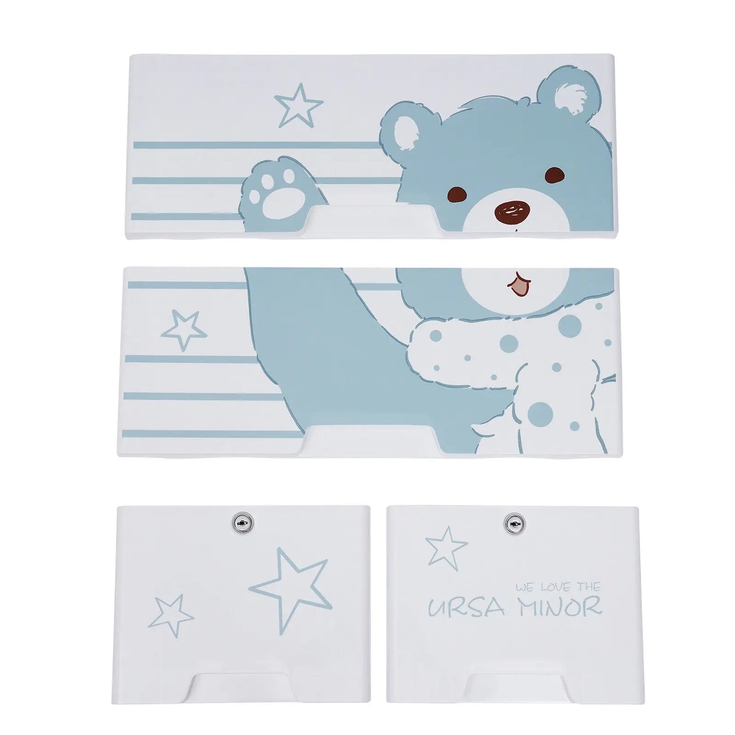 Polar Bear 5 Layers Closet Dresser Organizer With 6 Drawers