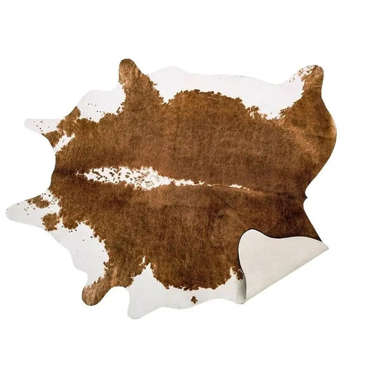 Faux Cowhide Rug, Cow Print Decor for Bedroom Living Room