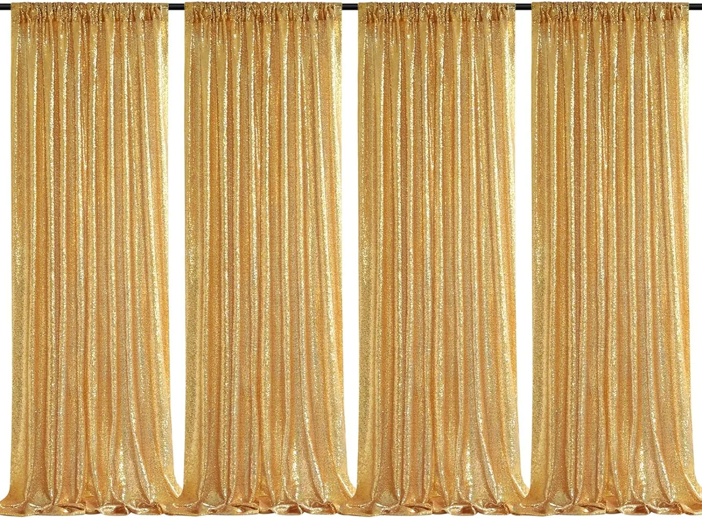 Sequin Backdrop Curtains Panels for Photography and Wedding Events
