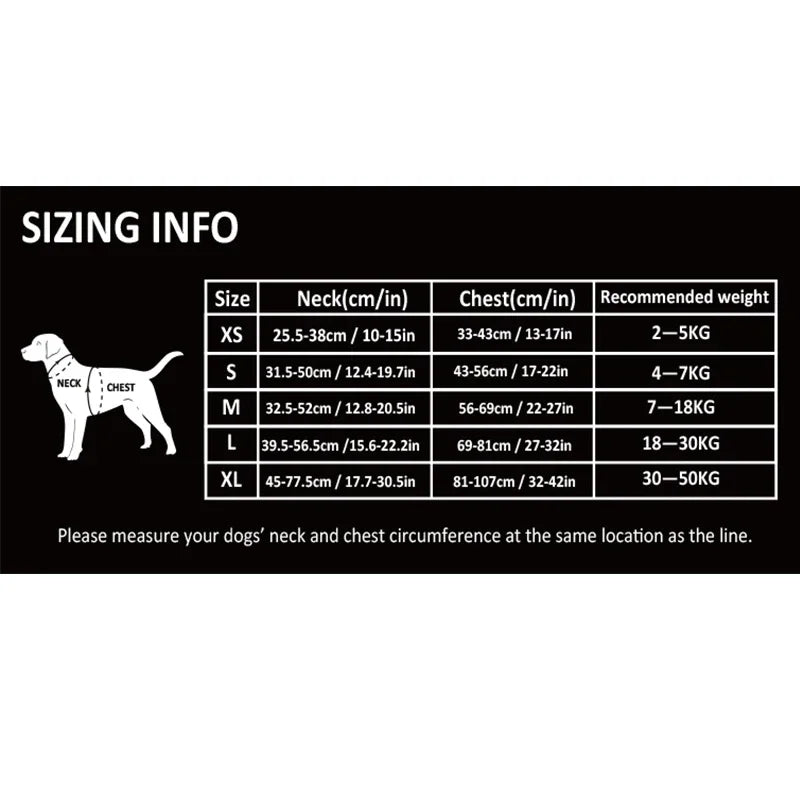 TRUELOVE Explosion Proof Dog Harness Camouflage Reflective Nylon Special Edition